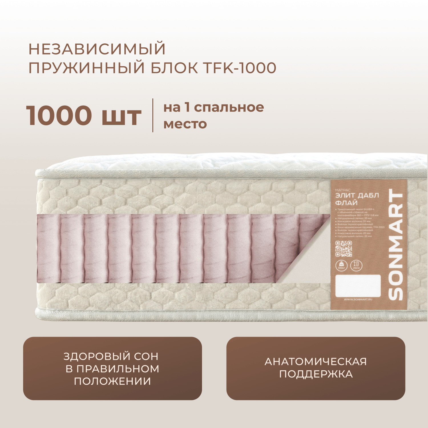 Фотографии Матрас ЭЛИТ ДАБЛ ФЛАЙ