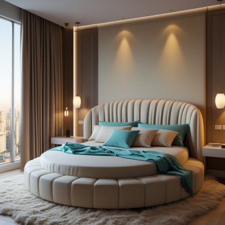 Фотографии Круглые кровати: шик или пережиток?