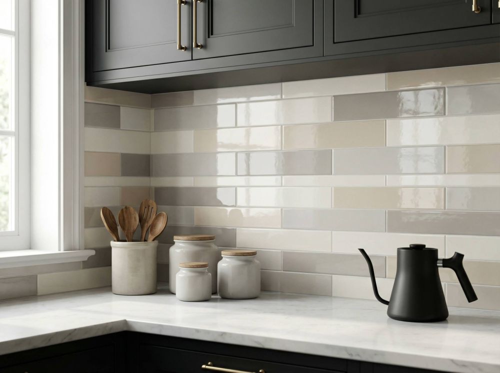 Фотографии Разбор плитки на кухне. Искусство сочетания пола и стен!